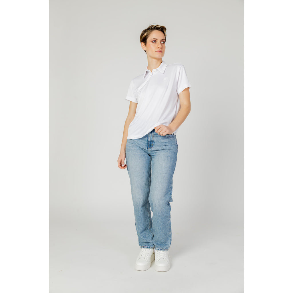 Blauer Polo Donna